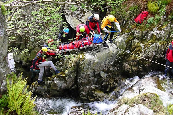 Team Training in the River Sprint